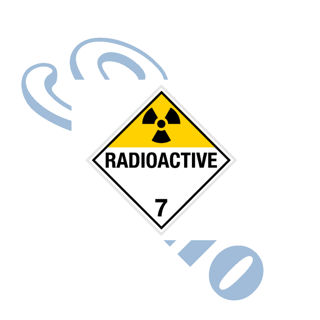 IATA 放射輻射RADIOACTIVE Class7標籤貼紙[IASR100RAD7]