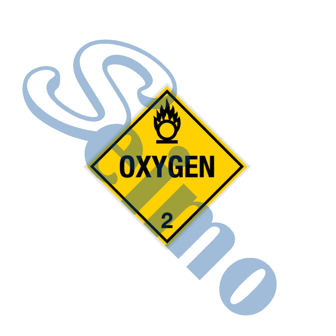 IATA OXYGEN Class2貼紙標籤[IASR100OXY2]